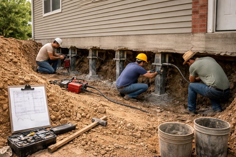 Foundation Repair in Brookfield, CT