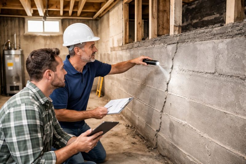 Basement Crack Repair in Brookfield, CT