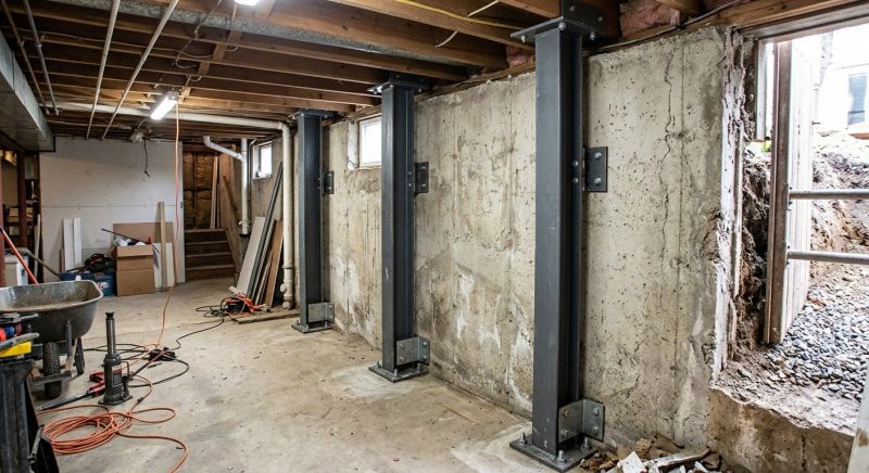 Basement Stabilization in Brookfield, CT