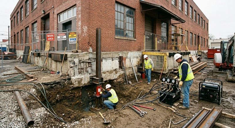 Building Foundation Repair in Southbury, CT