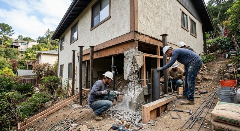 Concrete Foundation Repair in New Fairfield, CT