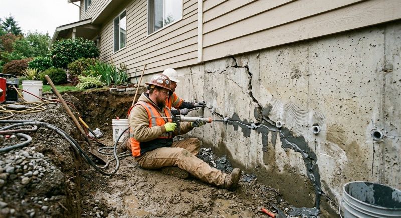Cracked Foundation Repair in Brewster, NY