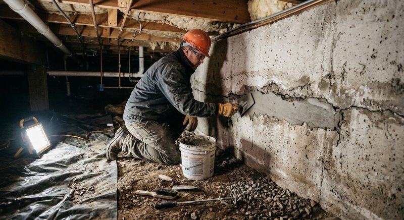 Cracked Foundation Repair in Bridgeport, CT