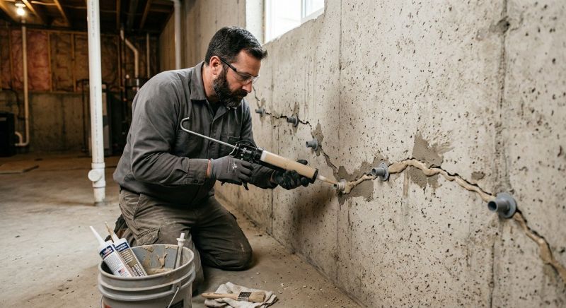 Cracked Foundation Repair in Brookfield, CT