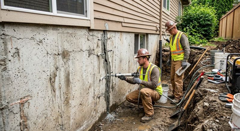 Cracked Foundation Repair in Pawling, NY