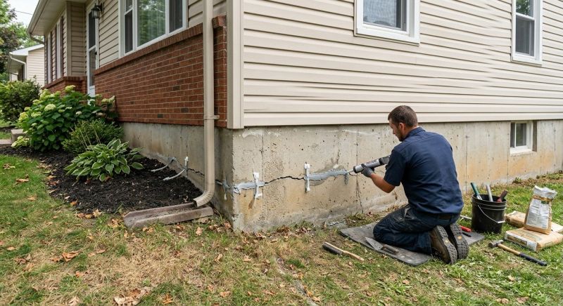 Cracked Foundation Repair in Roxbury, CT