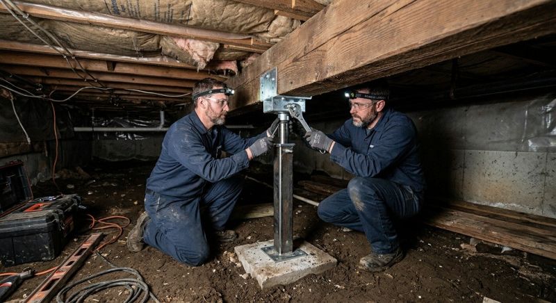 Crawlspace Foundation Repair in Bethany, CT