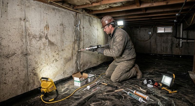 Crawlspace Foundation Repair in Derby, CT