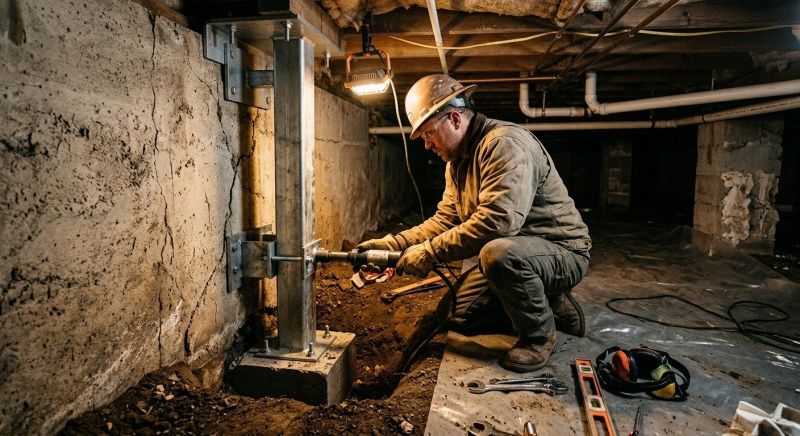 Crawlspace Foundation Repair in Redding, CT