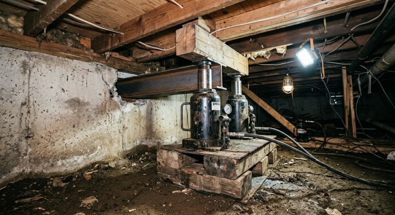 Foundation Jacking in Easton, CT