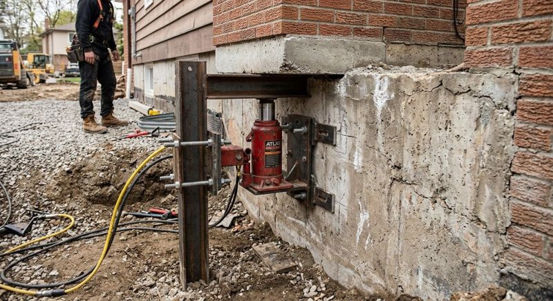Foundation Jacking in Middlebury, CT