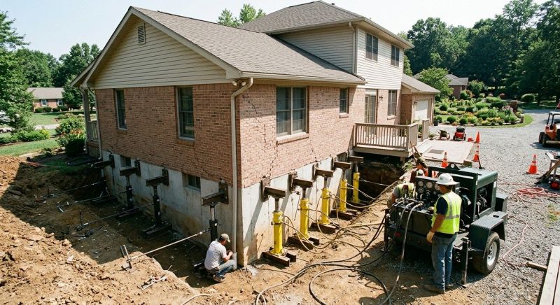 Foundation Jacking in Monroe, CT