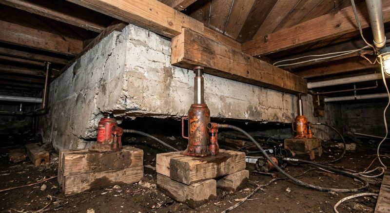 Foundation Jacking in New Milford, CT