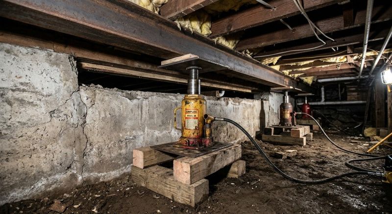 Foundation Jacking in New Milford, CT