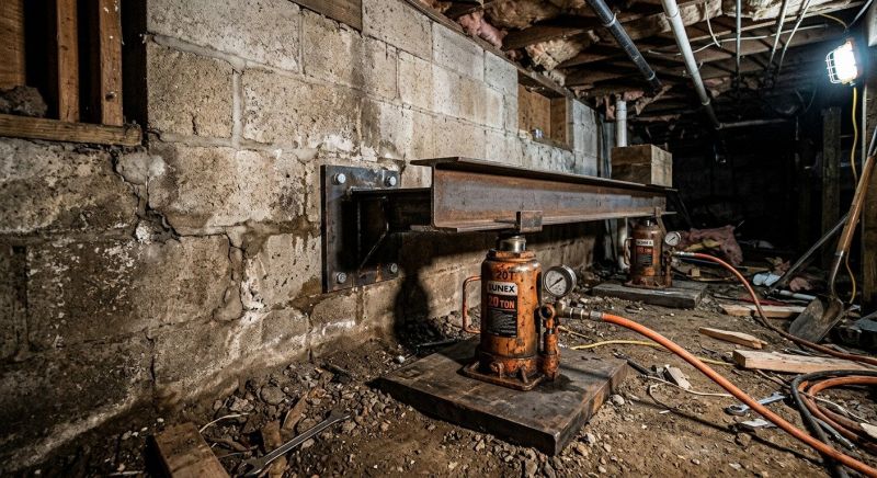 Foundation Jacking in Northfield, CT