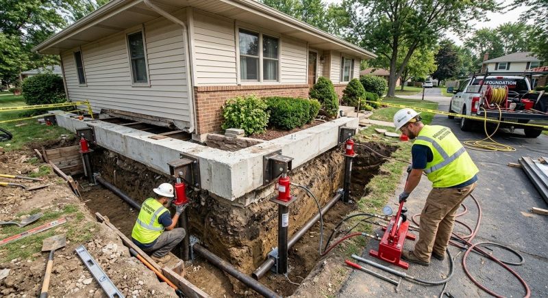 Foundation Jacking in Roxbury, CT