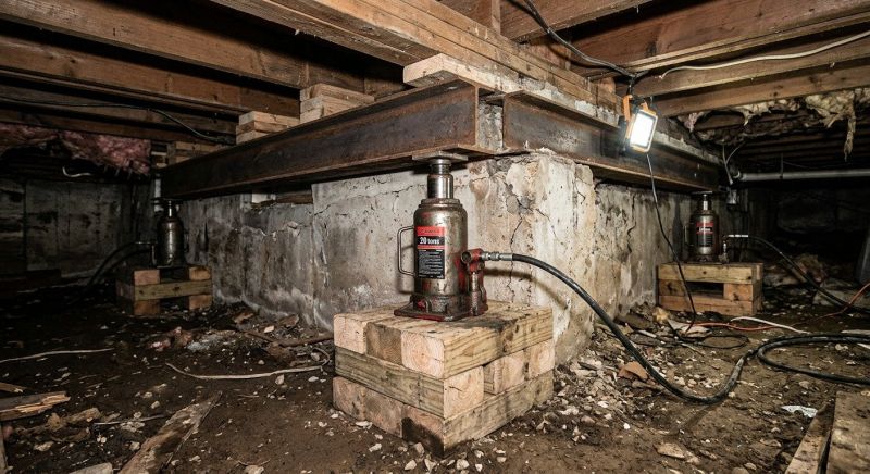 Foundation Jacking in Roxbury, CT