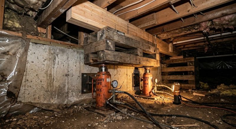 Foundation Jacking in Thomaston, CT
