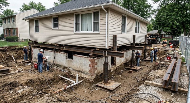 Foundation Lifting in Shelton, CT