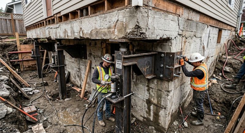 Foundation Lifting in Terryville, CT