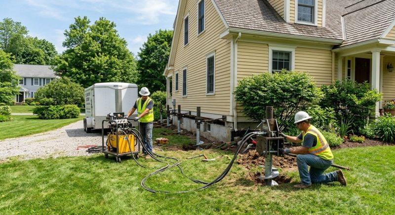 Foundation Lifting in Trumbull, CT