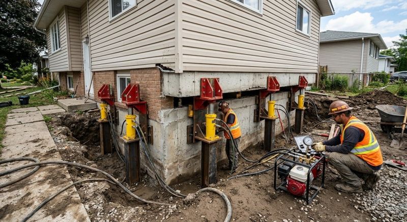 Foundation Lifting in Trumbull, CT