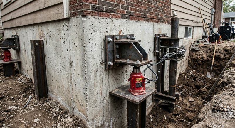 Foundation Pier Leveling in Brookfield, CT