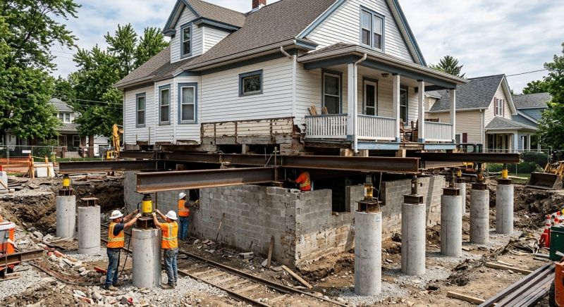 Foundation Raising in Bridgewater, CT