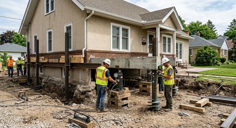 Foundation Releveling in Brookfield, CT