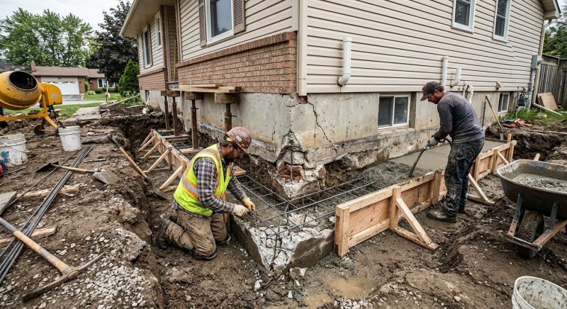 Foundation Repair in Newtown, CT