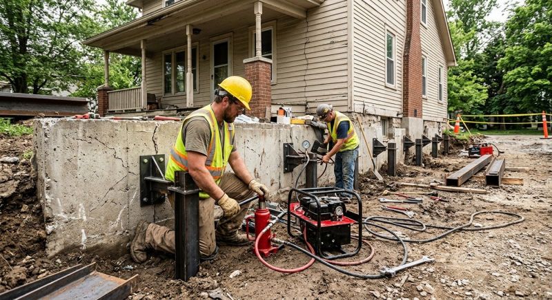 Foundation Stabilizing in Derby, CT