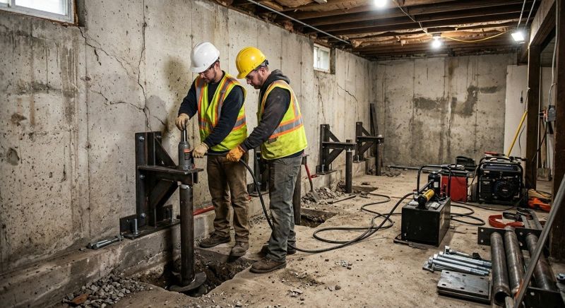 Foundation Stabilizing in Naugatuck, CT