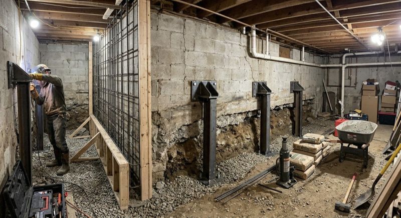 Foundation Stabilizing in Yorktown Heights, NY