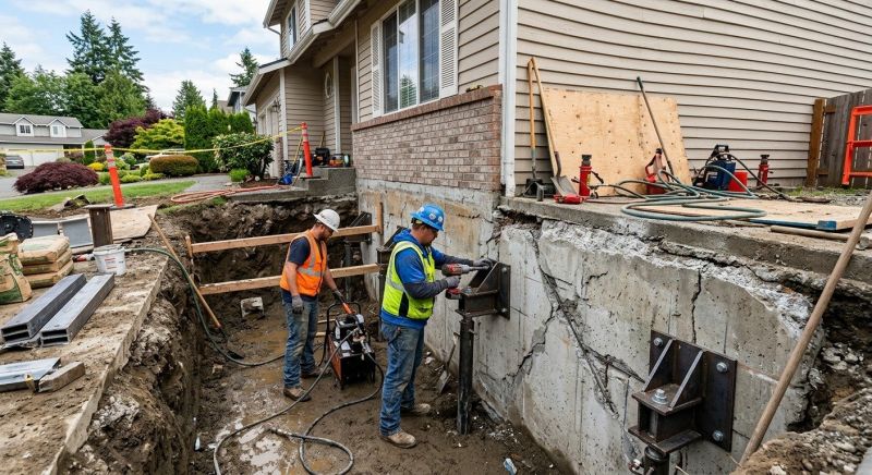 Foundation Structural Repair in Wilton, CT