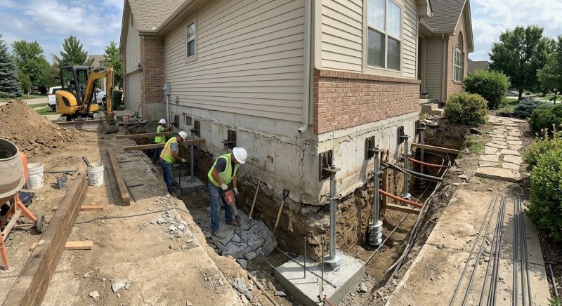 Foundation Underpinning in Brookfield, CT