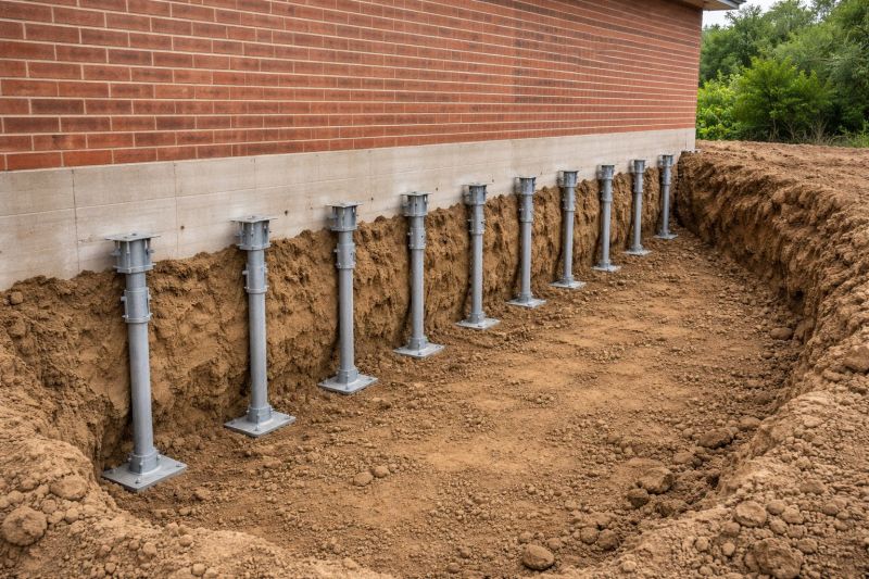 Helical Pile Installation in Brookfield, CT