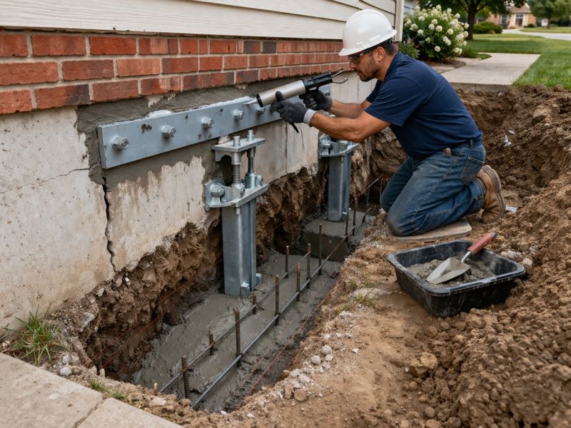 Home Foundation Repair in Oakville, CT