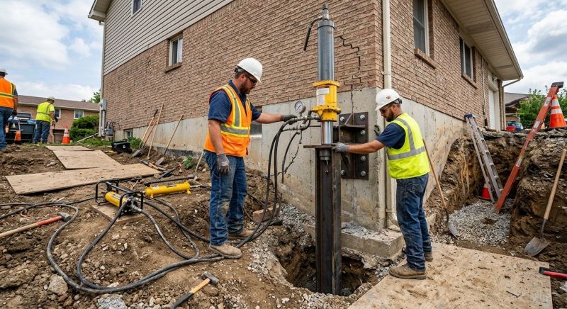 Settling Foundation Service in Danbury, CT