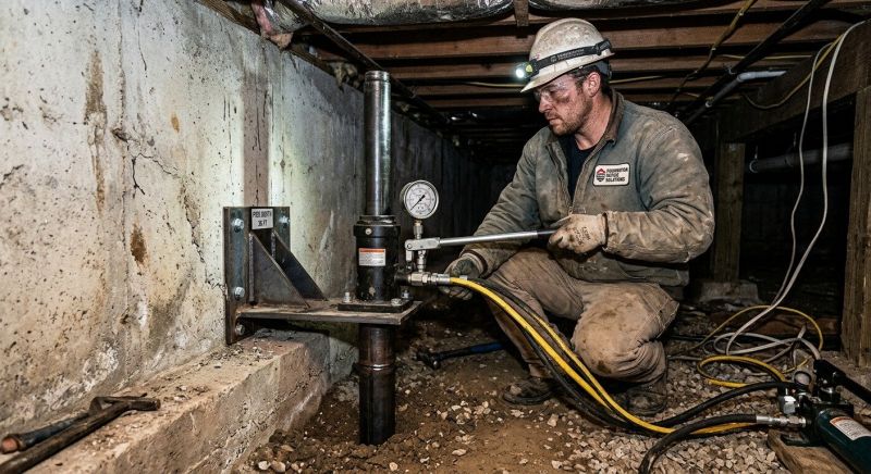 Settling Foundation Service in Northfield, CT