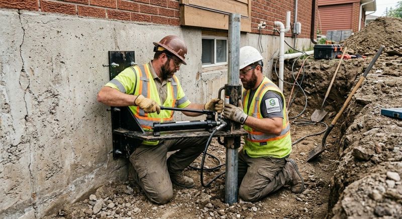 Settling Foundation Service in Trumbull, CT
