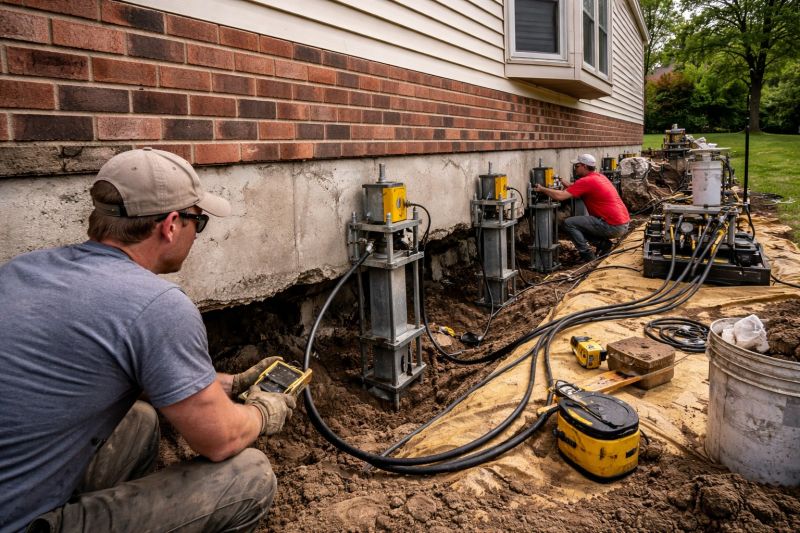 Settling Foundation Service in Washington, CT