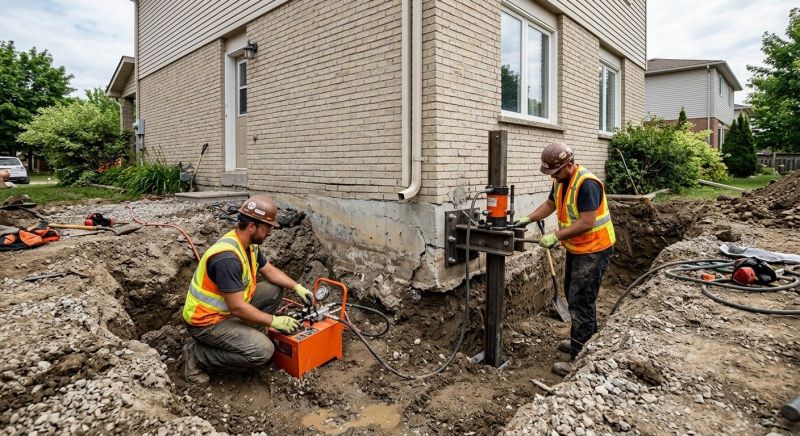 Sinking Foundation Lifting in Brookfield, CT