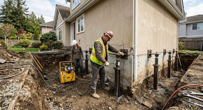Sinking Foundation Repair in Lagrangeville, NY