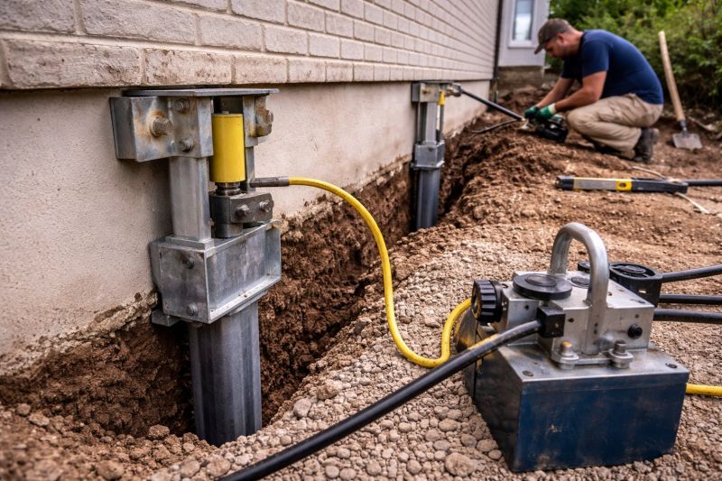 Sinking Foundation Repair in Northfield, CT