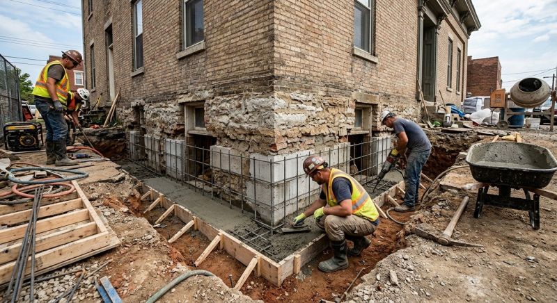 Structural Underpinning in Brookfield, CT